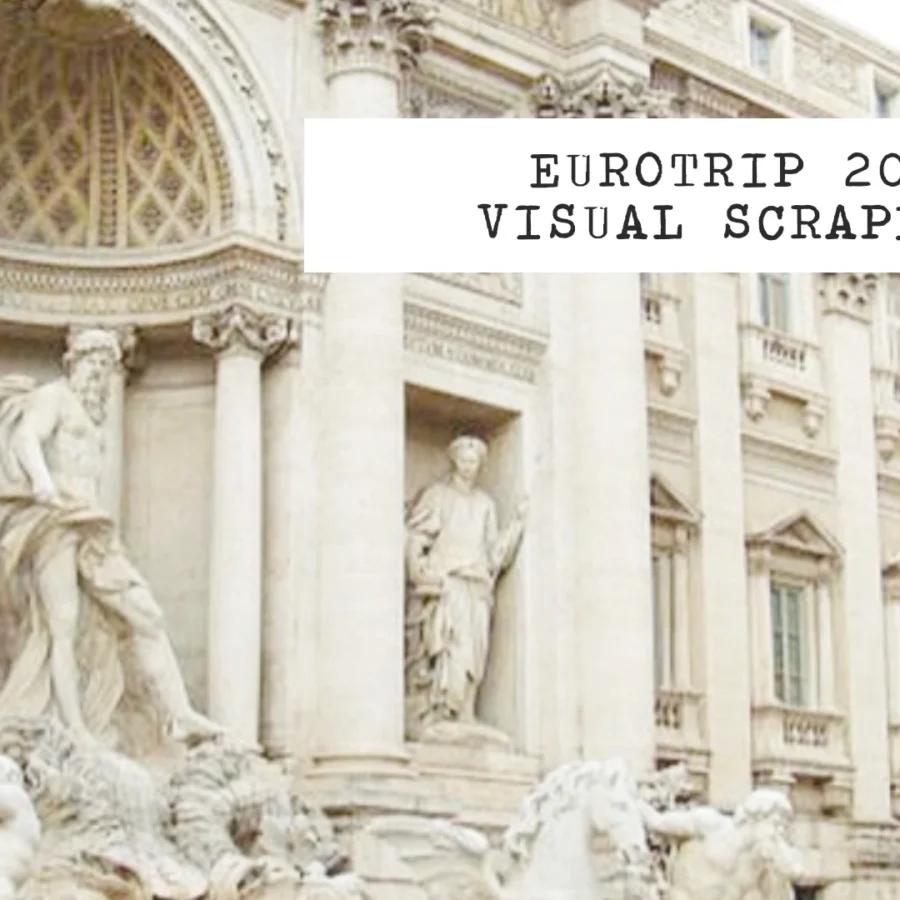 eurotrip 2012 visual scrapbook