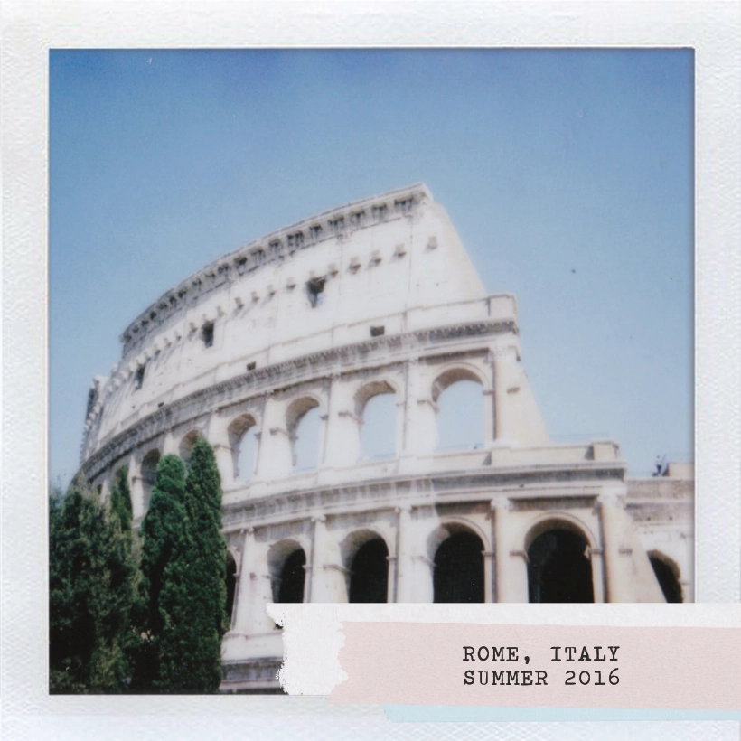 Rome, Italy Summer 2016 Polaroid