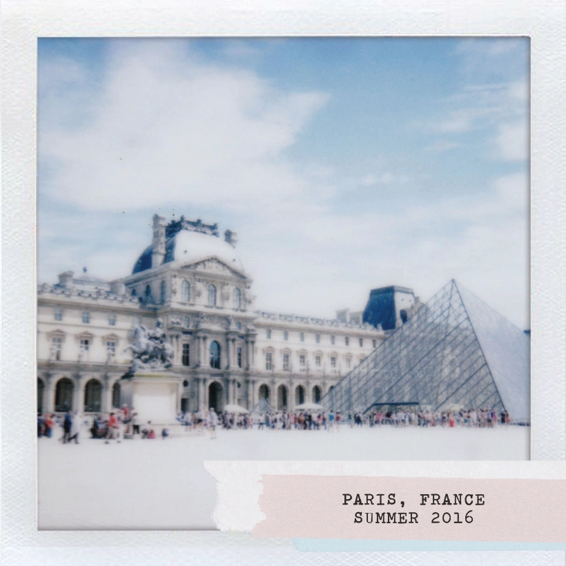 Paris, France July 2016 Polaroid